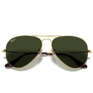 RAY-BAN RB3025 AVIATOR CLASSIC, 181 GOLD/G15 GREEN, 58
